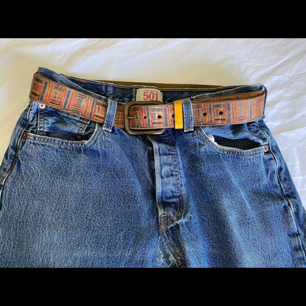 Hand made Leather Island belt